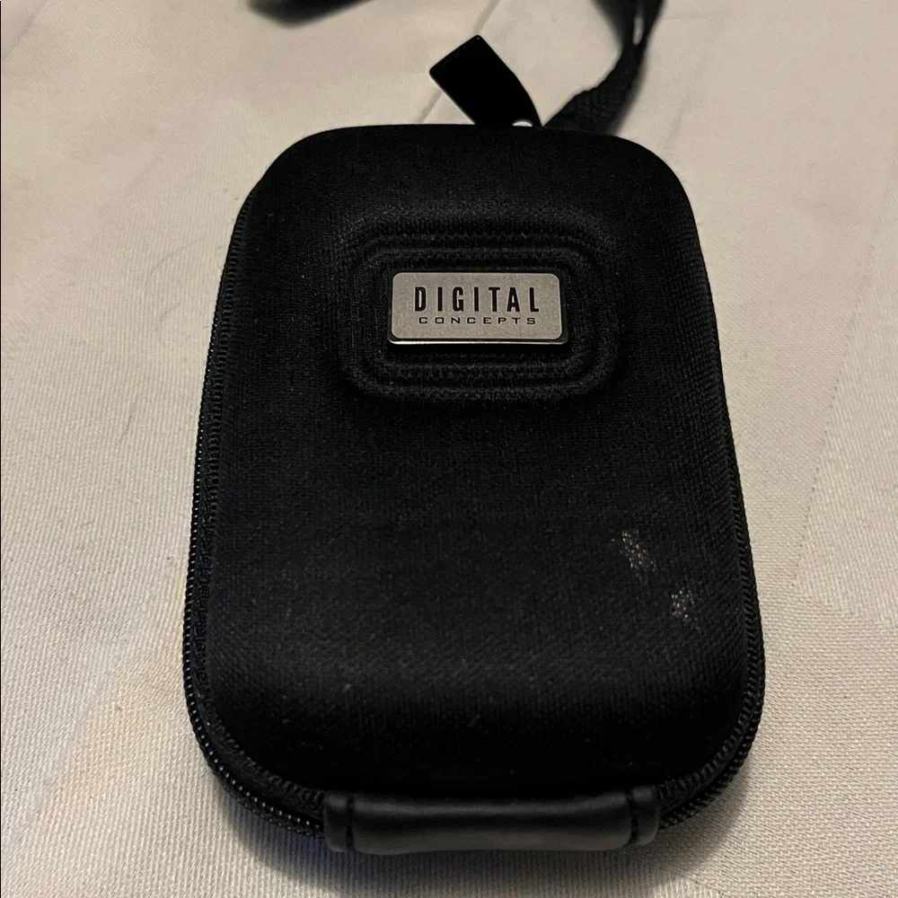 Black Digital Camera Case with Strap